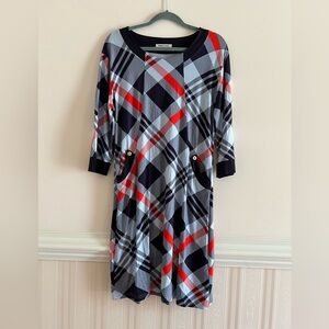 Romeo & Life Plaid dress with two pockets